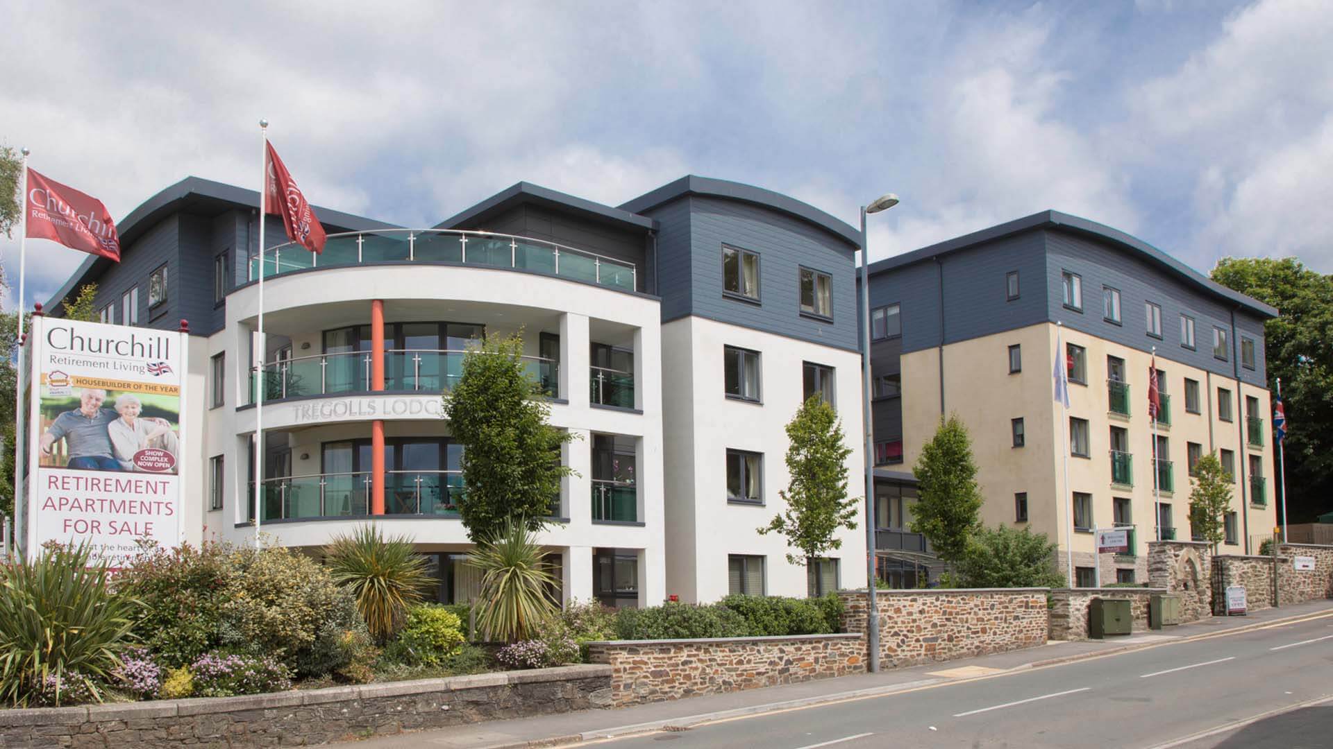 Tregolls Lodge Retirement Homes in Truro, Cornwall Churchill Retirement