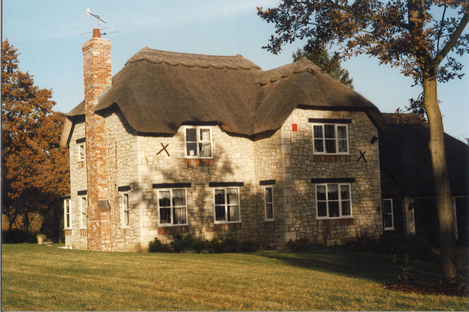 Thatched cottage built by Emlor Homes